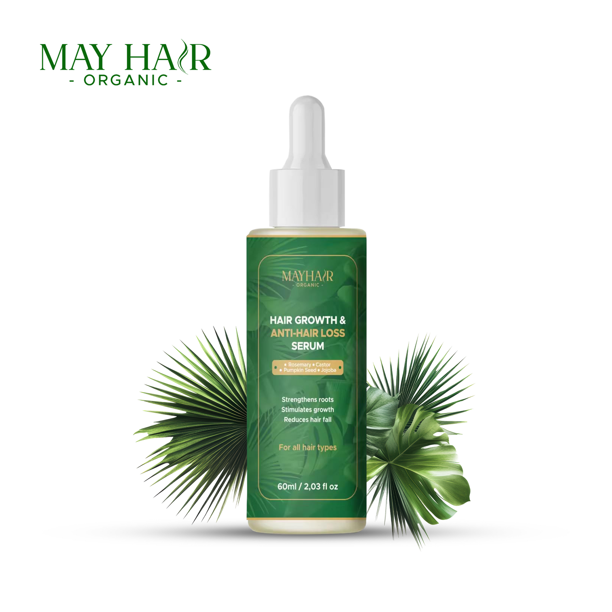Hair Growth & Anti-Loss Oil - May Hair Organic™